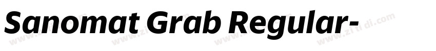 Sanomat Grab Regular字体转换